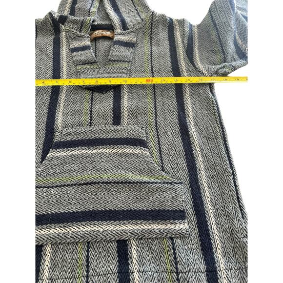 Retrofit Sweater Size M Youth Pullover Hippie Mexico Knit Poncho | X303 - Picture 10 of 14